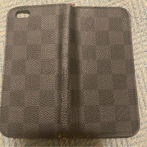 Authentic LV Damier Graphite Old I-Phone Case Great for Up-Cycling